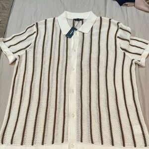 Express men’s crochet beach top